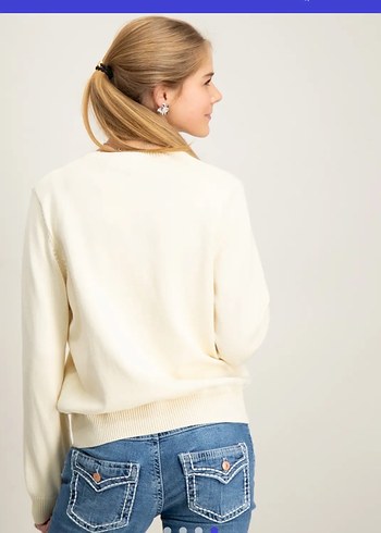 Gant marka kız çocuk kazak - Görsel 2