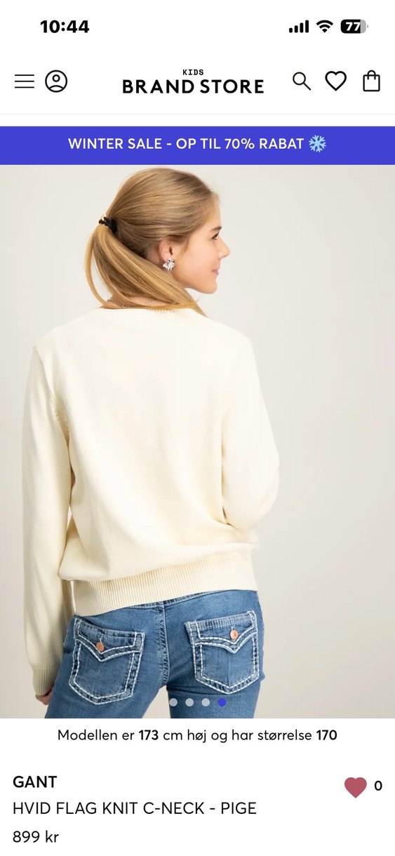 Gant marka kız çocuk kazak - Görsel 2