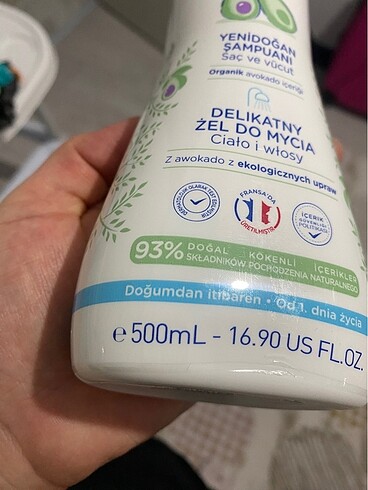 Mustela Mustela yenidoğan şampuan