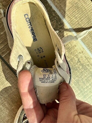 21 Beden pembe Renk Pembe converse 21 no
