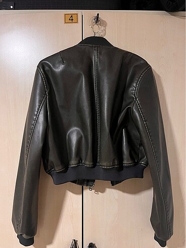 Pull and Bear PULL & BEAR Bomber Deri Ceket
