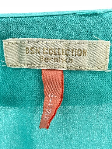 l Beden mavi Renk Bershka Bluz %70 İndirimli.