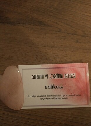Pembe Kuvars Gua Sha