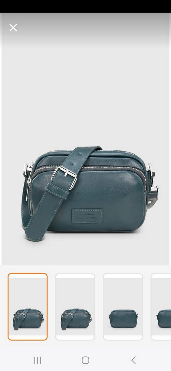 Kadın Deri Yeşil Çapraz Askılı Çanta - Görsel 2