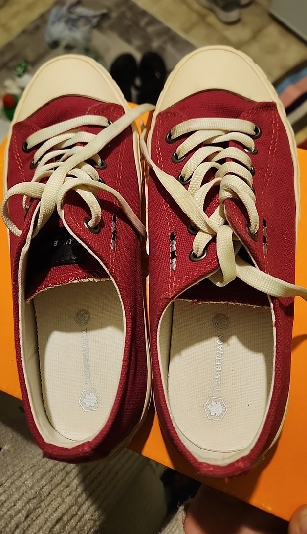 Kırmızı Kadın Spor Ayakkabı Rahat Stil - Görsel 2