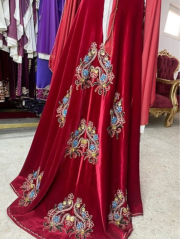 38 Beden çeşitli Renk KAFTAN 3