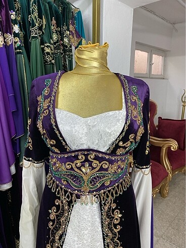 38 Beden çeşitli Renk SIFIR KAFTAN 10
