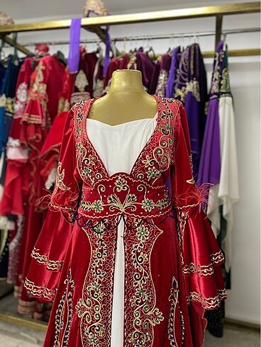 42 Beden çeşitli Renk KAFTAN 26