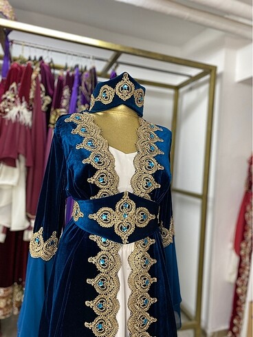 38 Beden çeşitli Renk KAFTAN 43
