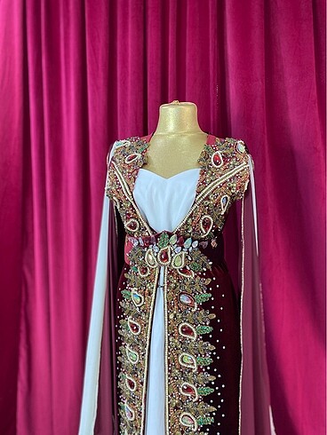38 Beden çeşitli Renk KAFTAN 56