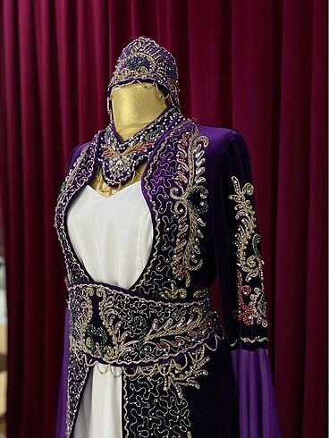 40 Beden mor Renk KAFTAN 63