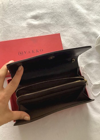 Vakko Deri Klasik Kadın Portföy Cüzdan - Görsel 4