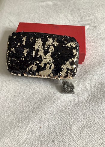 Altın Pul Detaylı Kadın Portföy Çanta - Görsel 5