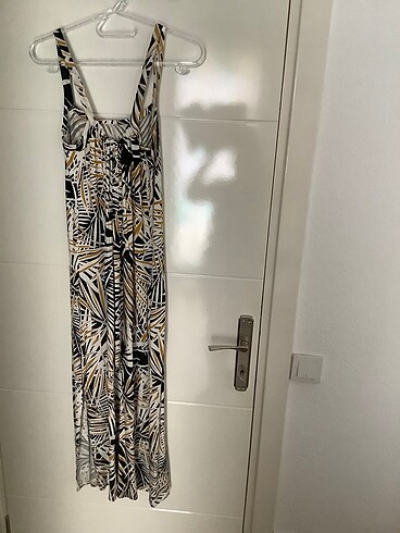 Mango M beden maxi likralıpenye elbise - Görsel 6