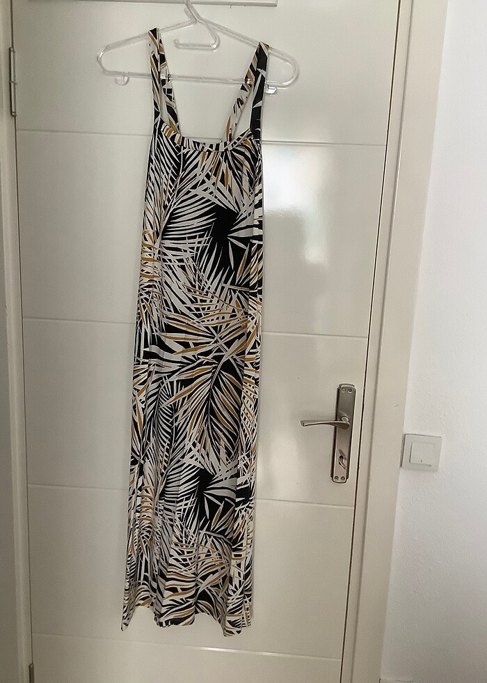 Mango M beden maxi likralıpenye elbise - Görsel 3