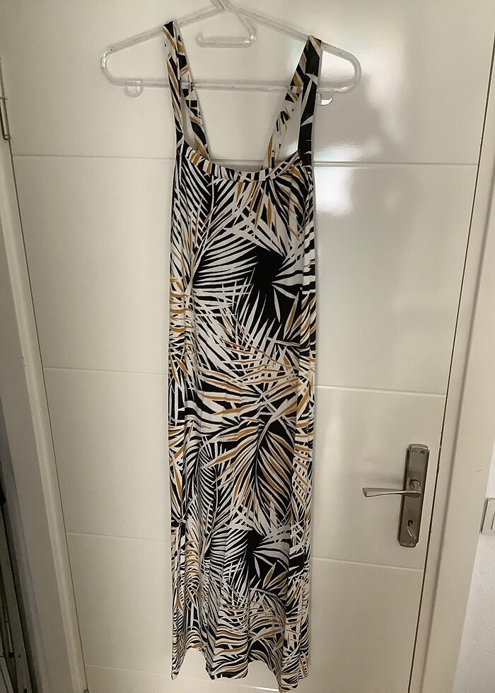 Mango M beden maxi likralıpenye elbise - Görsel 4