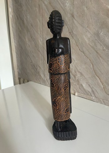 İTALYA MENŞELİ EL OYMA AFRİKA ETNİK HEYKEL - Görsel 5