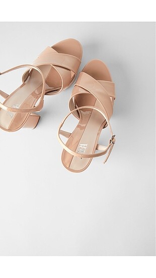Zara platform topuklu ayakkabı