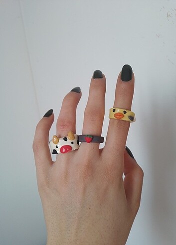 American Vintage Clay ring