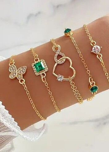 5 li bileklik set