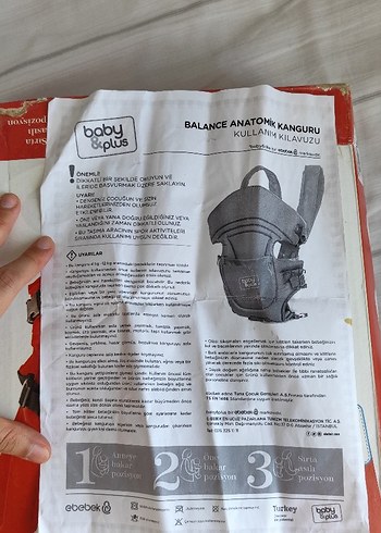 ebebek Hello Baby Gri Bebek Kangurusu - Görsel 6