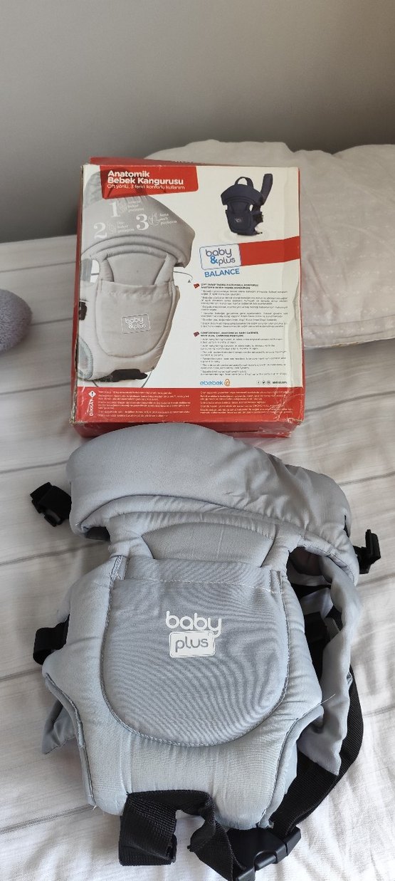 ebebek Hello Baby Gri Bebek Kangurusu - Görsel 3