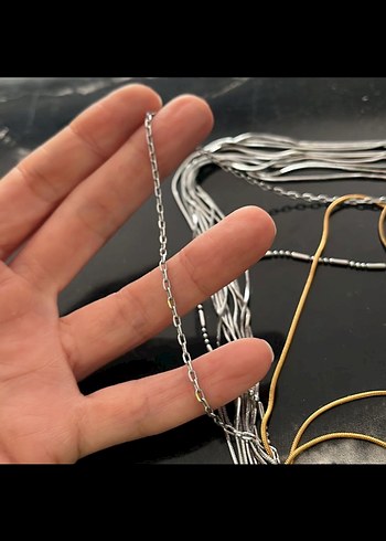 925 gümüş zincir - Görsel 8