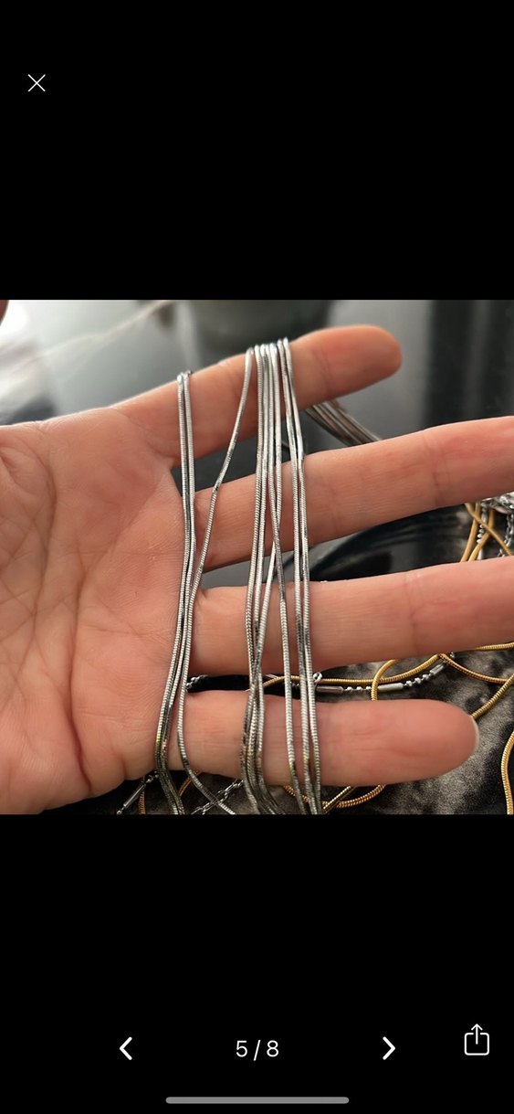 925 gümüş zincir - Görsel 5