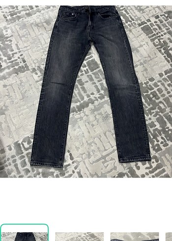 Mavi Jeans Koyu Gri Yikamali Dar Kesim Jean