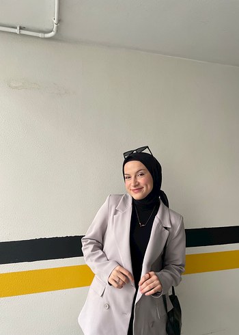 Gri Kadın Blazer Ceket - Görsel 4