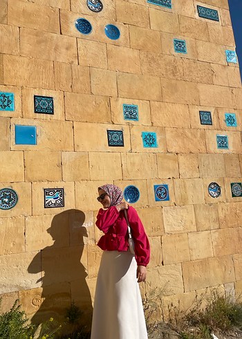 Pembe etek üstü gömlek - Görsel 3