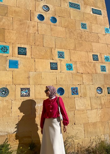 Pembe etek üstü gömlek - Görsel 6