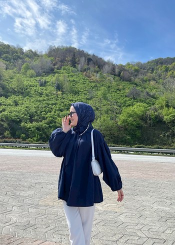 Lacivert gömlek - Görsel 3