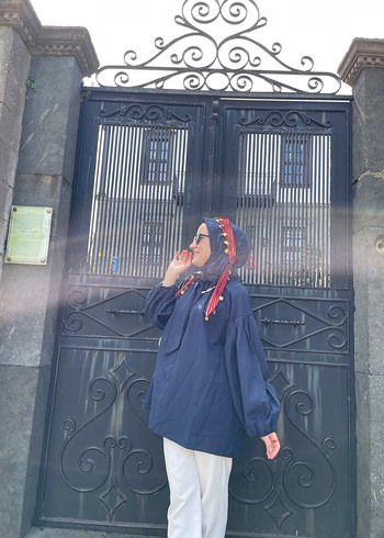 Lacivert gömlek - Görsel 5