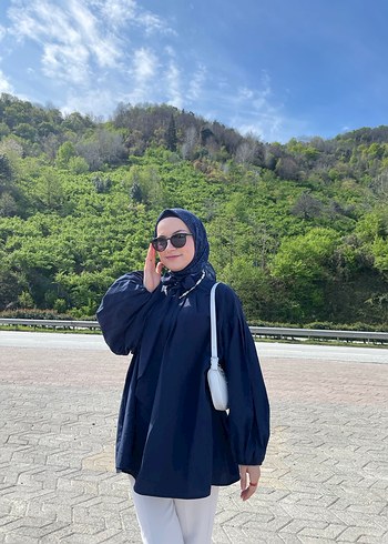 Lacivert gömlek - Görsel 2