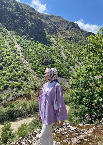 Mor kimono - Görsel 2