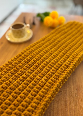 Bohem Tarzı Örgü Kadın Atkı - Görsel 2