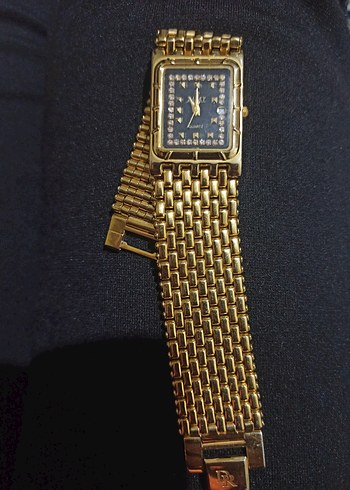 22 ayar Altın kaplama Tükenmez Kalem ve saaat - Görsel 8