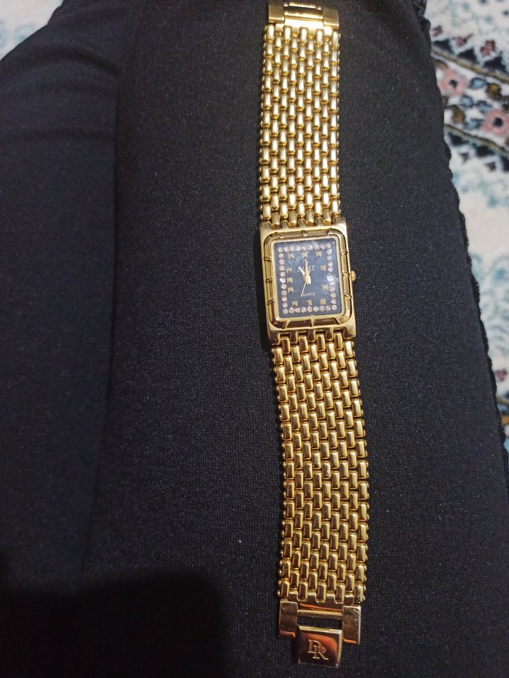 22 ayar Altın kaplama Tükenmez Kalem ve saaat - Görsel 5