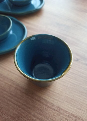 keramika Seramik Fincan ve Tabak Seti - Görsel 3