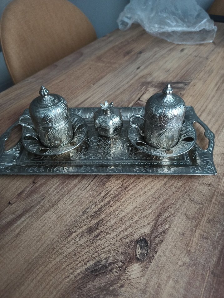 keramika Seramik Fincan ve Tabak Seti - Görsel 5