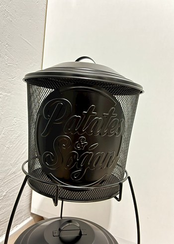 Beyaz Metal Patates ve Soğan Kutusu - Görsel 5