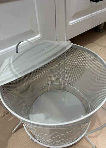 Beyaz Metal Patates ve Soğan Kutusu - Görsel 2