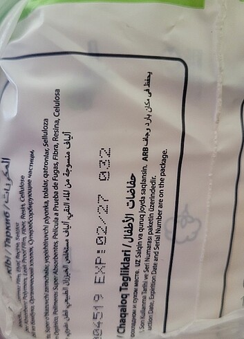 Sleepy Sleepy natural bebek bezi 6 numara cırtlı bez 64 adet