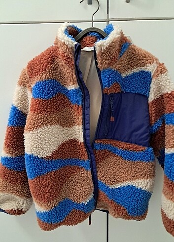 8 Yaş Beden çeşitli Renk H&M erkek çocuk peluş mont 6-8 yaş
