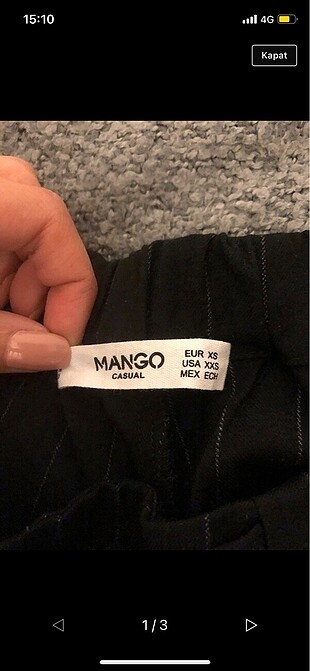 Mango pantolon