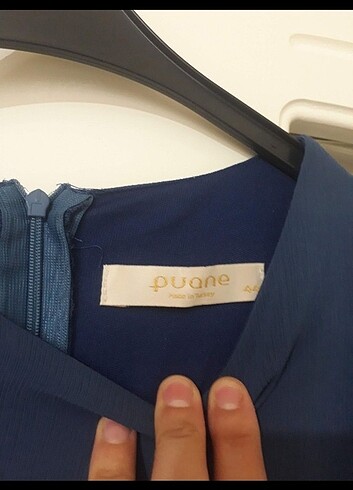 xl Beden lacivert Renk Puane elbise