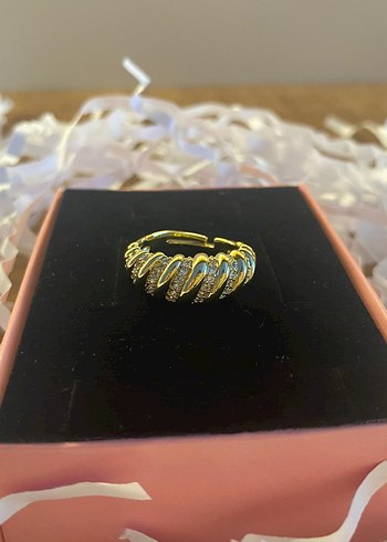 Gold Burgu Yüzük - Görsel 2