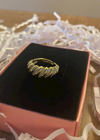 Gold Burgu Yüzük - Görsel 3