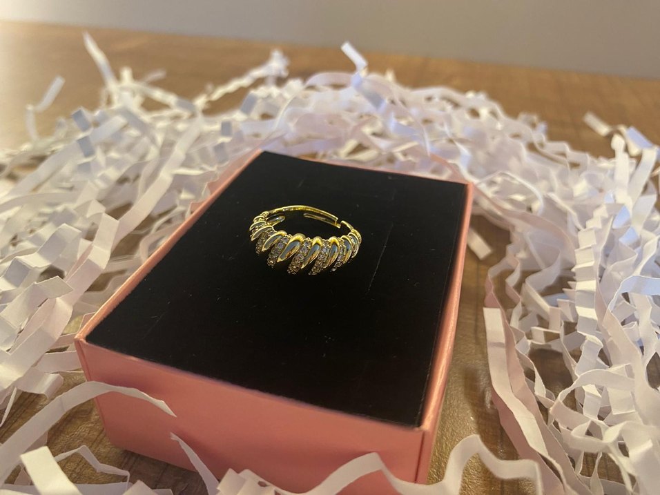 Gold Burgu Yüzük - Görsel 3